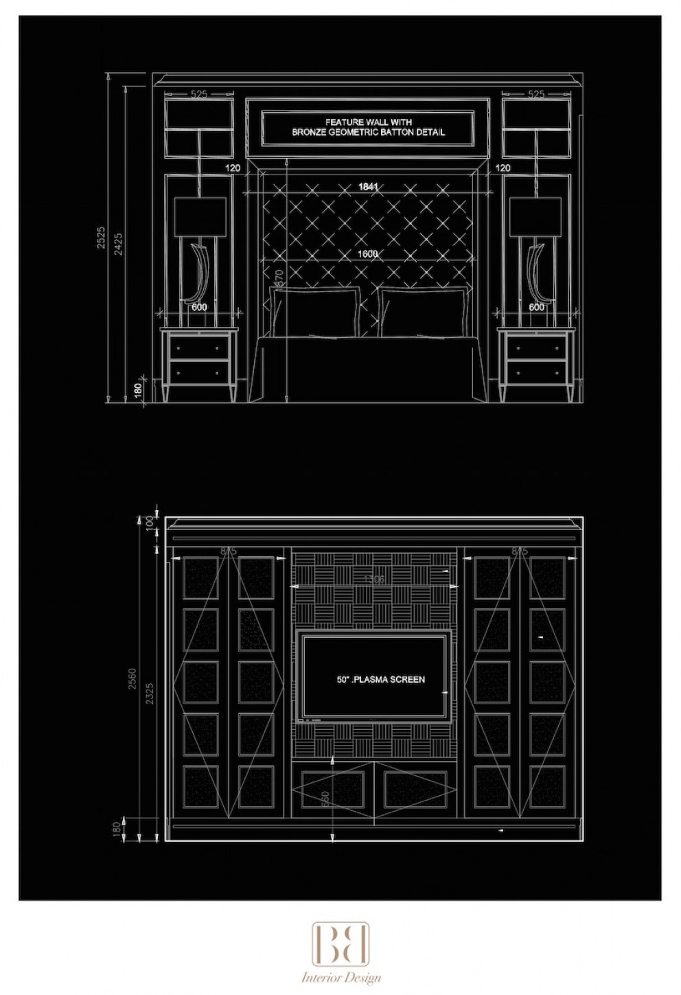 Luxury Belgravia Townhouse | Master bedroom elevations | Interior Designers